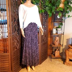 Beautiful Reversible Floor Length Skirt.